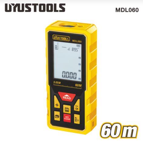 Uyustools MDL060 Laser Distance Detector – Accurate Digital Range Finder 131ft 40m Measuring Tool with Compact Design for Home and Professional Use