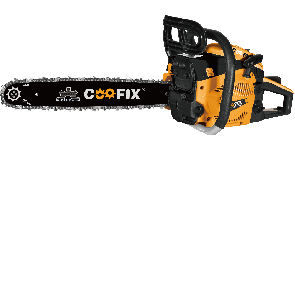 Coofix CF-GCS001 20'' Gasoline Wood Chainsaw – Powerful 2-Stroke Engine, Low-Kickback Chain, Easy Start, Wood Cutting Power Tool for Home & Professional Use