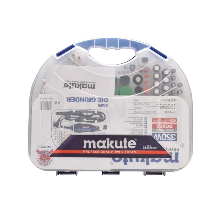 Makute DG002 Metal and Wood Die Grinder 350W with 196-Piece Accessories Kit – High-Speed Rotary Tool for Metal, Wood and DIY Projects