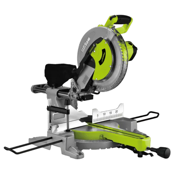 Prescott PT0830501 12'' Sliding Compound Wood and Metal Mitre Saw – High-Precision 1800W Power Tool with Laser Guide for Accurate Angled Cuts
