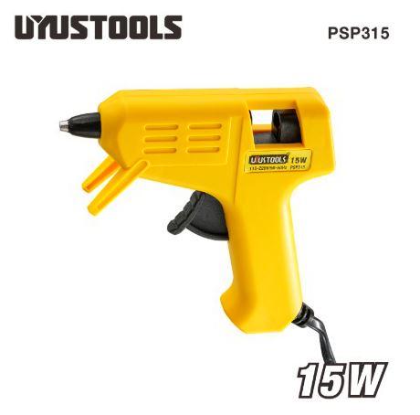 Uyustools PSP315 15W Glue Gun – Quick-Heat Lightweight Hot Melt Tool with Anti-Drip Design for Crafting, Woodwork & Home Fixes