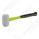 Prescott PHHR116 16 Oz Rubber Mallet – Fiberglass Handle – Durable Non-Marring Hammer for Woodworking, DIY & Construction