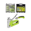 Prescott PHPSU03 3-Way Staple Gun – Compatible with 4–14 mm Staples, Multi-Purpose Tacker for Upholstery, Woodworking & DIY
