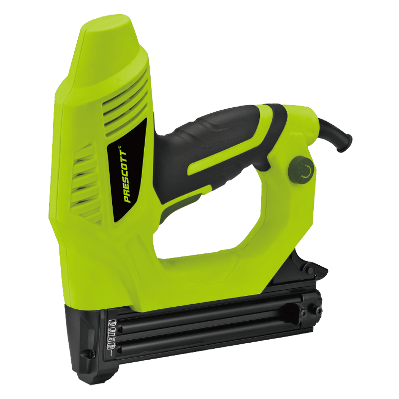 Prescott PT3003002 Electric Staple and Nail Gun – 2 in 1 Heavy Duty Corded Power Tool for Woodworking Upholstery and Home DIY Projects