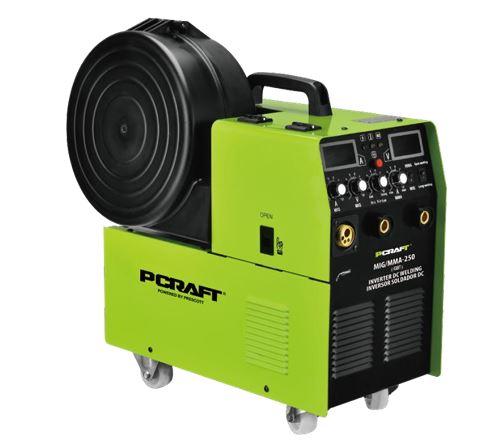 Prescott Mig Mma 250 Welding Machine – Portable Industrial Welder for Mig and Stick Welding, 250A High Power, Durable and Efficient for Metal Fabrication and Home Projects