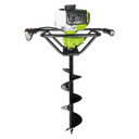 Prescott PG0605201 Gasoline Earth Auger Post‑Hole Digger – 52 cc Heavy‑Duty Post‑Hole Digger for Fence Posts, Tree Planting, Landscaping & Construction