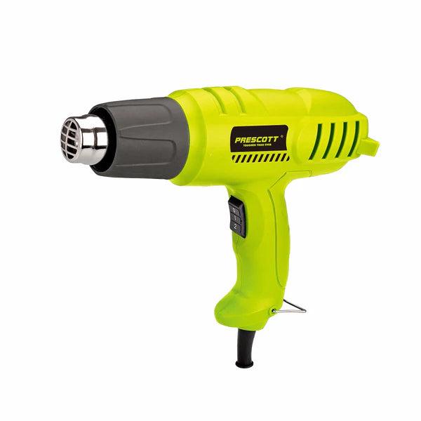 Prescott PT1925003 - Corded Electric 2 Speed Heat Gun - Adjustable Temperature - Professional DIY & Industrial Use - High Performance Tool