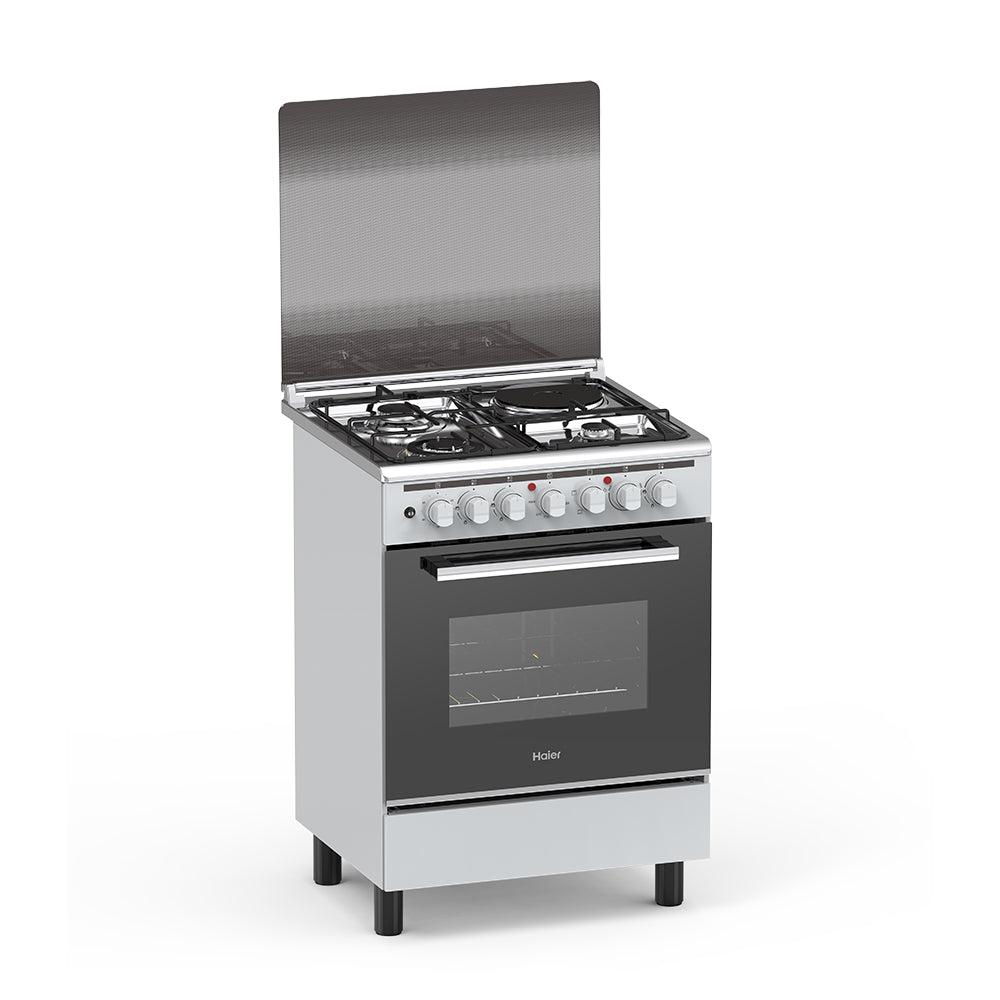 Haier HCR2031EESLP 3 Gas + 1 Electric 60x60 Cooker with Electric Oven – Compact, Energy-Efficient & Durable