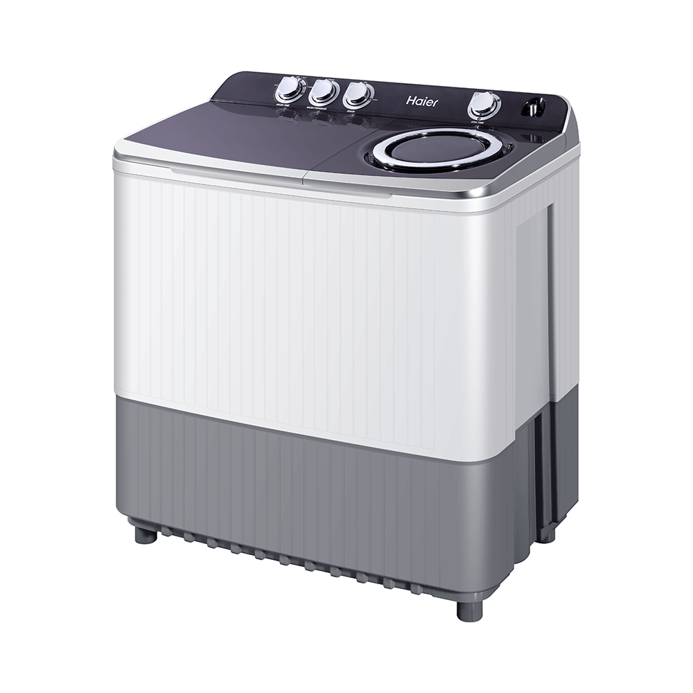 Haier HWM105-M186 10.5KG Twin Tub Washing Machine – Efficient, durable, and easy-to-use washer perfect for homes and small offices