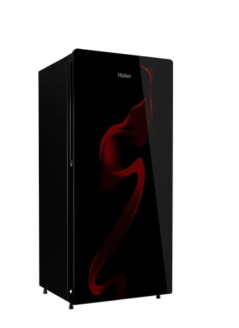 Haier HRD-1954PMG 190L Single Door Glass Direct Cool Refrigerator – Energy Efficient with Stabilizer Free Operation