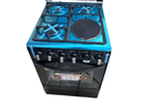 Roch RECK-531BL 50x55CM Gas Cooker – 3 Burners + 1 Hotplate, Efficient Standing Cooker
