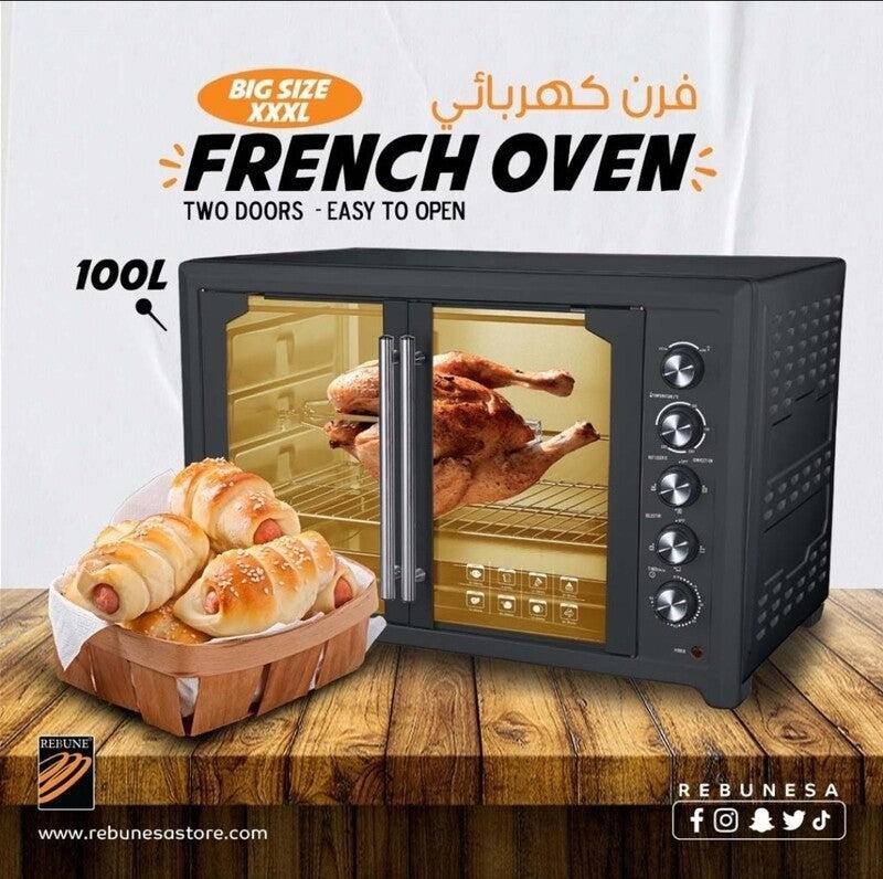 Rebune RE-10-033 120L French Door Oven – Large, Durable & Energy-Efficient
