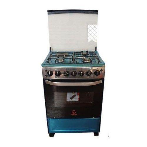 Eurochef EGT65 60×65 3-Gas + 1-Electric Cooker –Durable Full-Oven with Auto Ignition, Stainless Steel Design & Energy-Efficient Cooking ,perfect for Homes