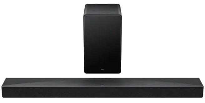 TCL Q65H 5.1‑Channel Premium Soundbar with Wireless Subwoofer & Dolby Audio –  deep bass and Dolby Audio