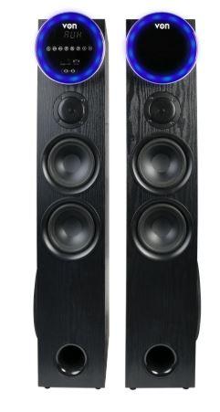 VON VAS3002BEK 2.0 Channel Active Speaker – 300W RMS Powerful Home Audio System
