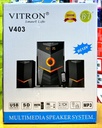 Vitron V403 Bluetooth Home Theatre System – 2.1 Channel Speaker with USB/FM/SD, Powerful Bass