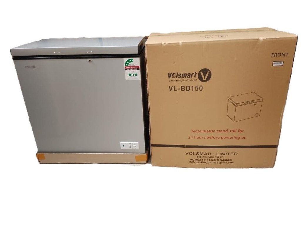 Volsmart VL-BD150 150L Chest Freezer – Energy Efficient, Low Noise & Fast Cooling Deep Freezer