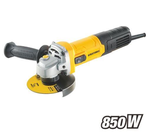 Uyustools UY‑AMA02‑115 850W Angle Grinder – High-Power Electric Metal Cutting & Grinding Tool with Adjustable Guard, Anti-Vibration Handle, 115mm Disc, Durable Industrial-Grade Performance for DIY & Professional Use