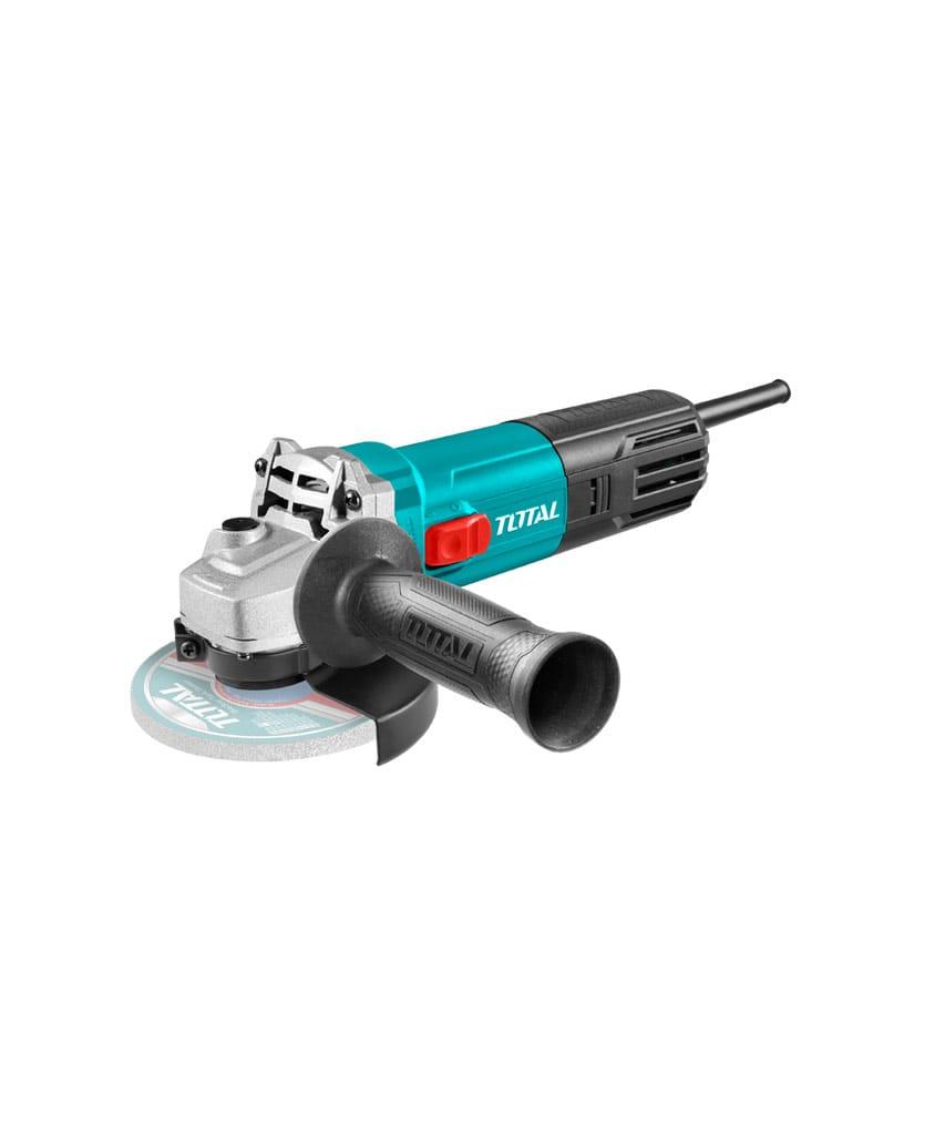 Total TG11312526 Angle Grinder – High-Power 750W Electric Handheld Grinder for Metal, Wood, and Masonry Cutting & Grinding with Safety Guard and Ergonomic Design