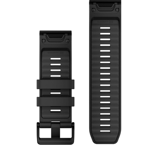 Garmin QuickFit 26mm Watch Band GM010-13393-02 – Black Silicone Replacement Strap for Garmin Watches