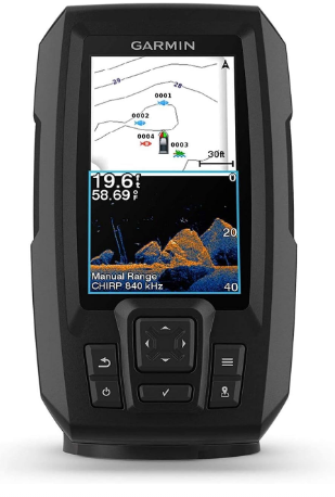 Garmin STRIKER™ Vivid 4cv (GM010-02550-01) – GPS Fishfinder with ClearVü Sonar & Easy Navigation