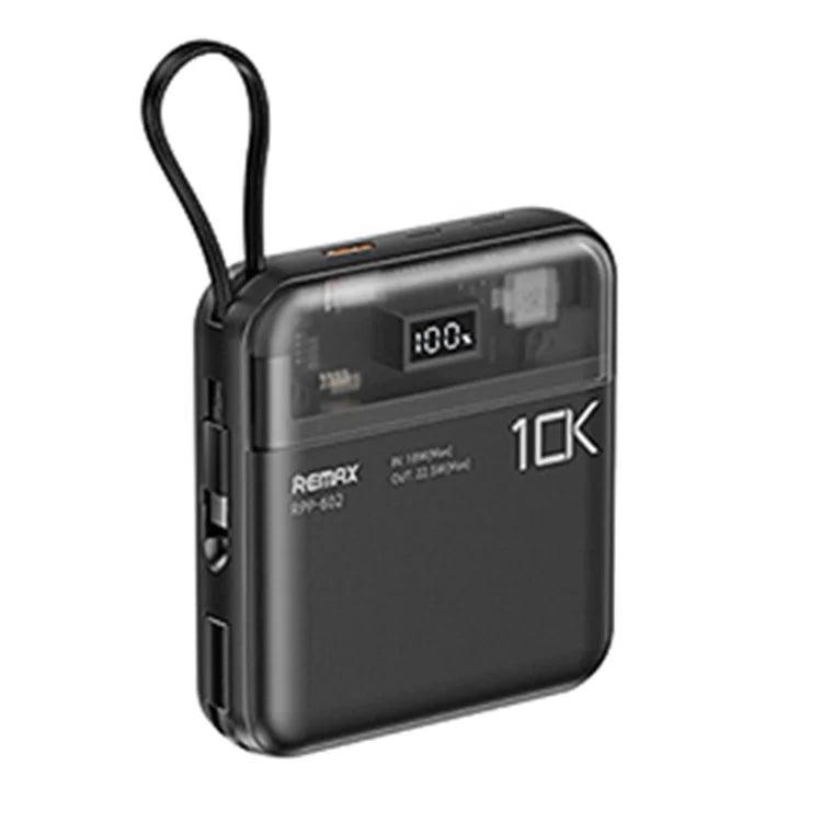 Remax RPP-602 Pro 10000mAh Dual Cabled 20W+22.5W Fast Charging Power Bank Portable Phone Charger