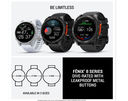 Garmin fēnix® 8 – 51mm Sapphire AMOLED Premium Multisport GPS Smartwatch | Long Battery, Dive-Rated, LED Flashlight – Carbon Gray Titanium