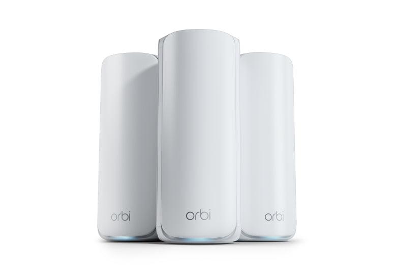 NETGEAR Orbi Serie 770 Mesh WiFi 7 System RBE773 – Provides fast, reliable whole-home WiFi coverage with strong performance for multiple devices