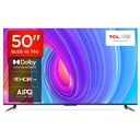 TCL 50" T6C 4K QLED Google TV – Dolby Atmos, 120 Hz VRR & AiPQ