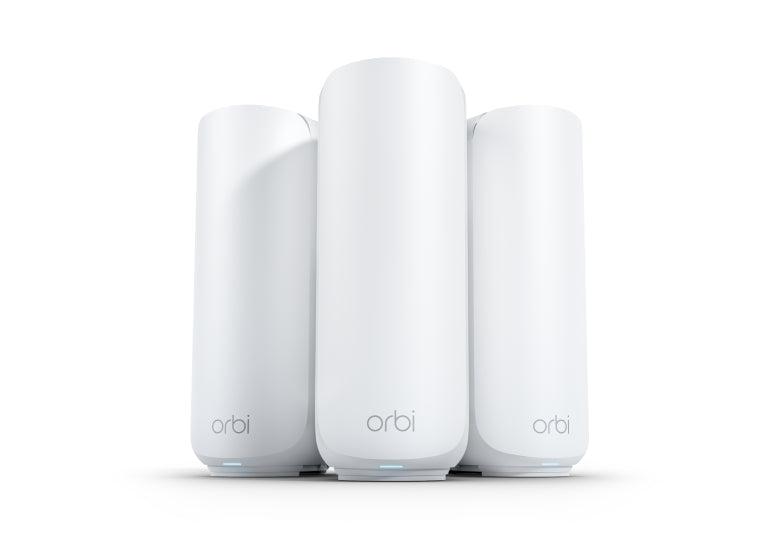 NETGEAR Orbi 370 Series Dual-Band WiFi 7 Mesh System RBE373 – Provides fast, stable whole-home WiFi coverage for smooth internet connectivity across all devices