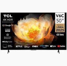 TCL 50T6C 50 Inch QLED Smart TV – 4K UHD, Google TV, HDR, Voice ControlHG6F