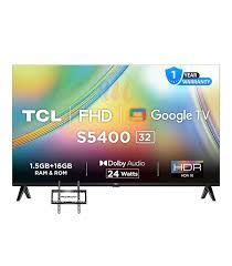TCL 32" 32S5400 HD Smart Google TV – Voice Control, HDR