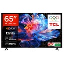 TCL 65V6C 65-Inch 4K UHD Android Smart TV - 4K Ultra HD display, Android Smart TV with built-in Google Assistant, HDR support, and sleek bezel-less design
