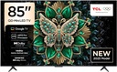 TCL 85C6K 85‑Inch Premium QD‑MiniLED 4K Google TV-Massive 85” QD-MiniLED 4K display with Google TV, Dolby Vision IQ, HDR10+, and hands-free voice control