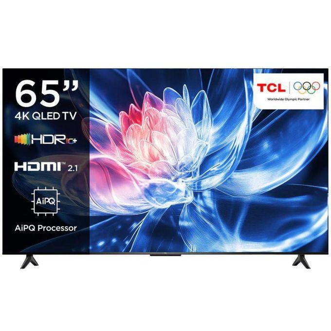 TCL 65T6C 65-Inch QLED 4K Android Smart TV - Vibrant QLED display, 4K resolution, Android TV, HDR support, and built-in Google Assistant