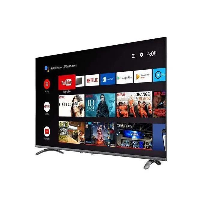 Vitron  43” Smart QLED Frameless Android TV – Bluetooth, 4K UHD, Wi-Fi, YouTube & Netflix Ready-(HTC4388QS)
