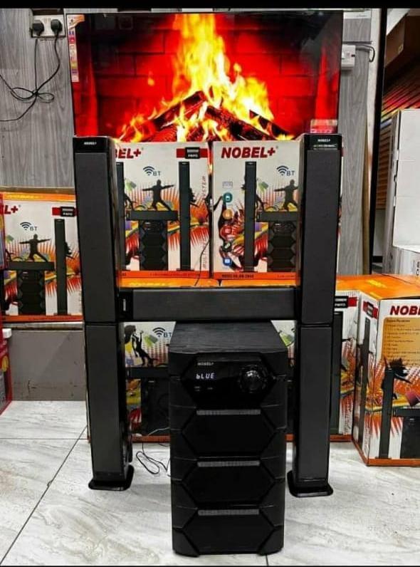 Nobel NB-2040 5.1CH Bluetooth Woofer Home Theater System – Powerful Bass Speaker