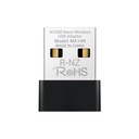 Mercusys MA14N AX300 Nano Wi-Fi USB Adapter – Provides fast and stable wireless connection for smooth internet access on laptops and desktops