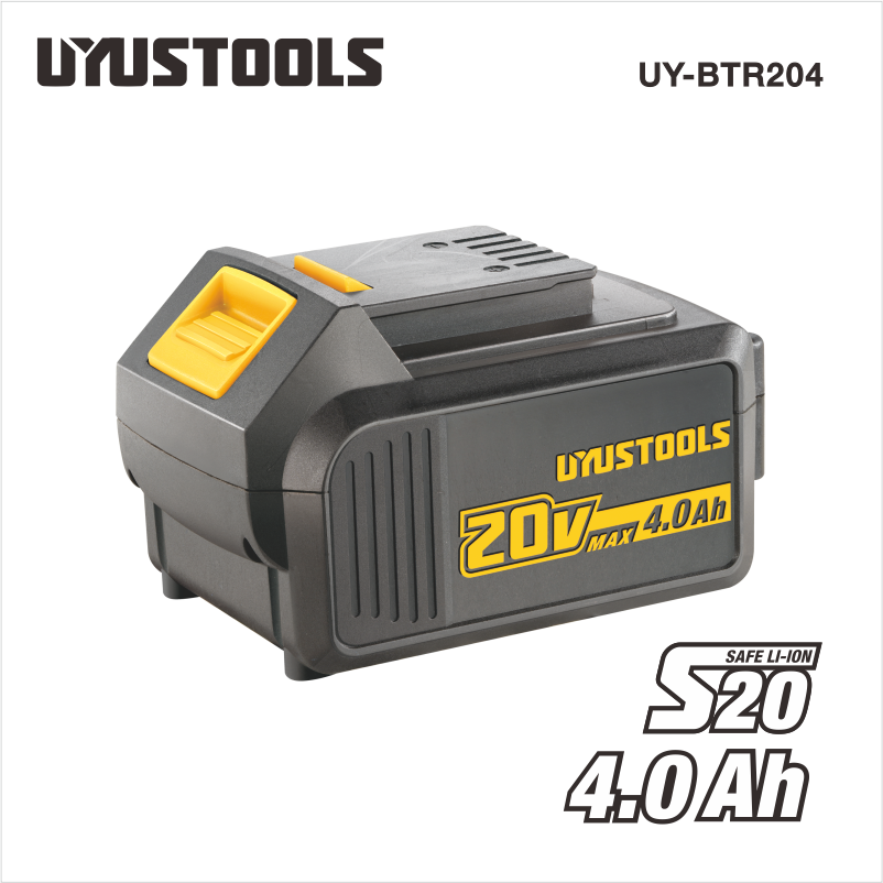 UYUSTOOLS BTR204 Rechargeable Lithium Battery – High-Capacity Replacement Battery for Power Tools, Electronics, and DIY Equipment – Long-Lasting, Durable, Fast-Charging Battery Pack
