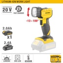 UYUSTOOLS CWL-ILN202 Lithium-Ion Work Light Battery – High-Capacity, Long-Lasting Rechargeable Power for Industrial, Construction, and Outdoor Tools