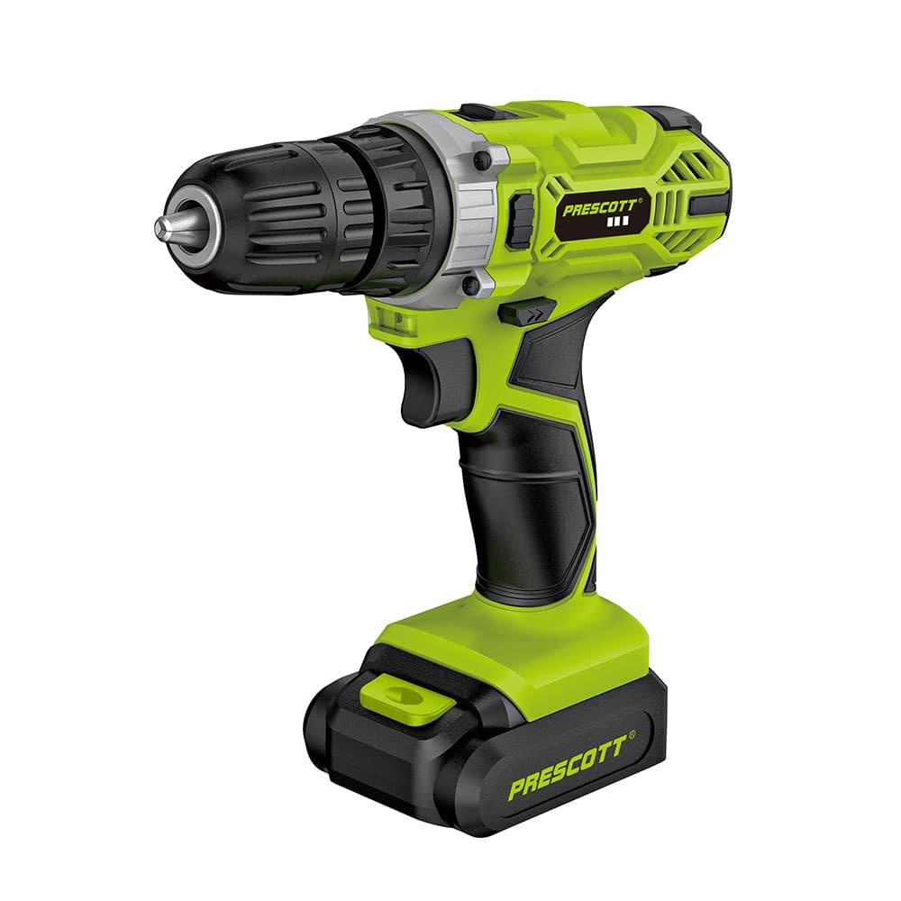 Prescott PT2001209 12V Cordless Drill Driver Kit - Rechargeable Electric Power Drill with Battery, Charger & Case - Compact Lightweight Drill for DIY, Home Repairs & Woodworking