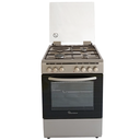 Ramtons RC/606 3G+1E 60x60 Silver Cooker – Gas & Electric Oven, Durable & Stylish Kitchen Appliance