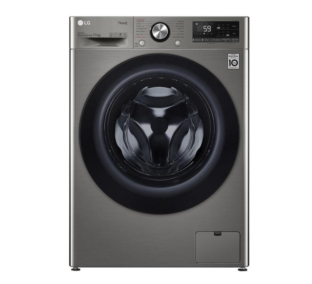 LLG F4Y5EYGYPV 11 KG Front Load Washing Machine- Inverter Direct Drive, Smart & Energy Efficient