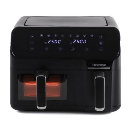 Hisense H09AFBK2S5 8.6L Dual Air Fryer – Large Capacity, Smart & Oil-Free Cooking