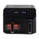 Hisense H09AFBK2S5 8.6L Dual Air Fryer – Large Capacity, Smart & Oil-Free Cooking