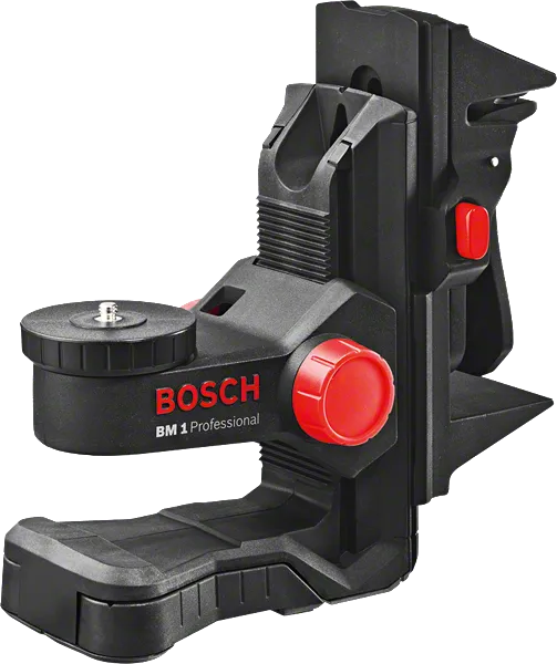 Bosch BM 1 Universal Mount for Laser Levels – Adjustable Magnetic Bracket with Fine Height Adjustment