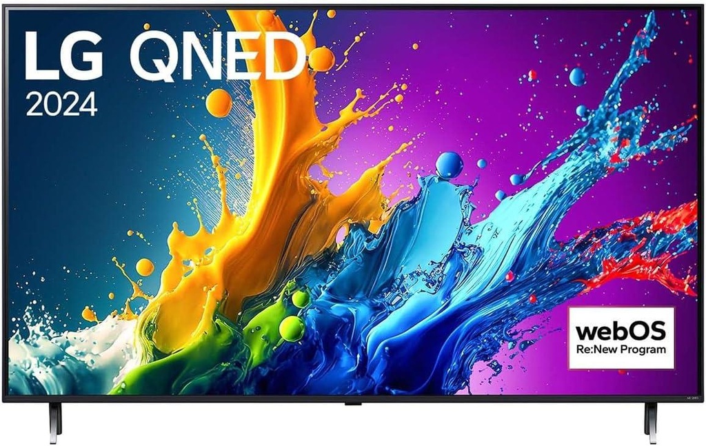 LG 55QNED80A6A 55" QNED 4K Smart TV – Quantum Dot & NanoCell Display, AI 4K Processor, HDR, webOS