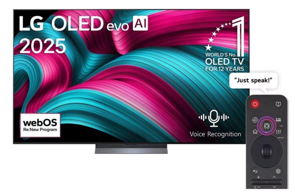 LG OLED83C56LA 83" evo 4K Smart TV – Self-Lit Pixels, α9 AI Processor, Dolby Vision & webOS Smart Streaming