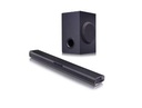LG SQC1 2.1 Channel Soundbar with Wireless Subwoofer – 160W Powerful Bass, Bluetooth, Dolby Audio