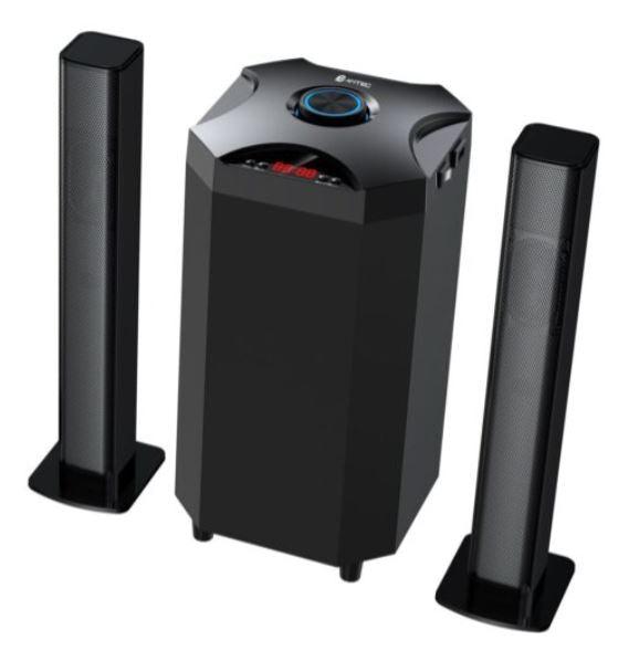 Amtec AM-02 2.1CH Soundbar – Powerful Bluetooth Home Theater System with Deep Bass, USB/HDMI/AUX Support & Remote Control